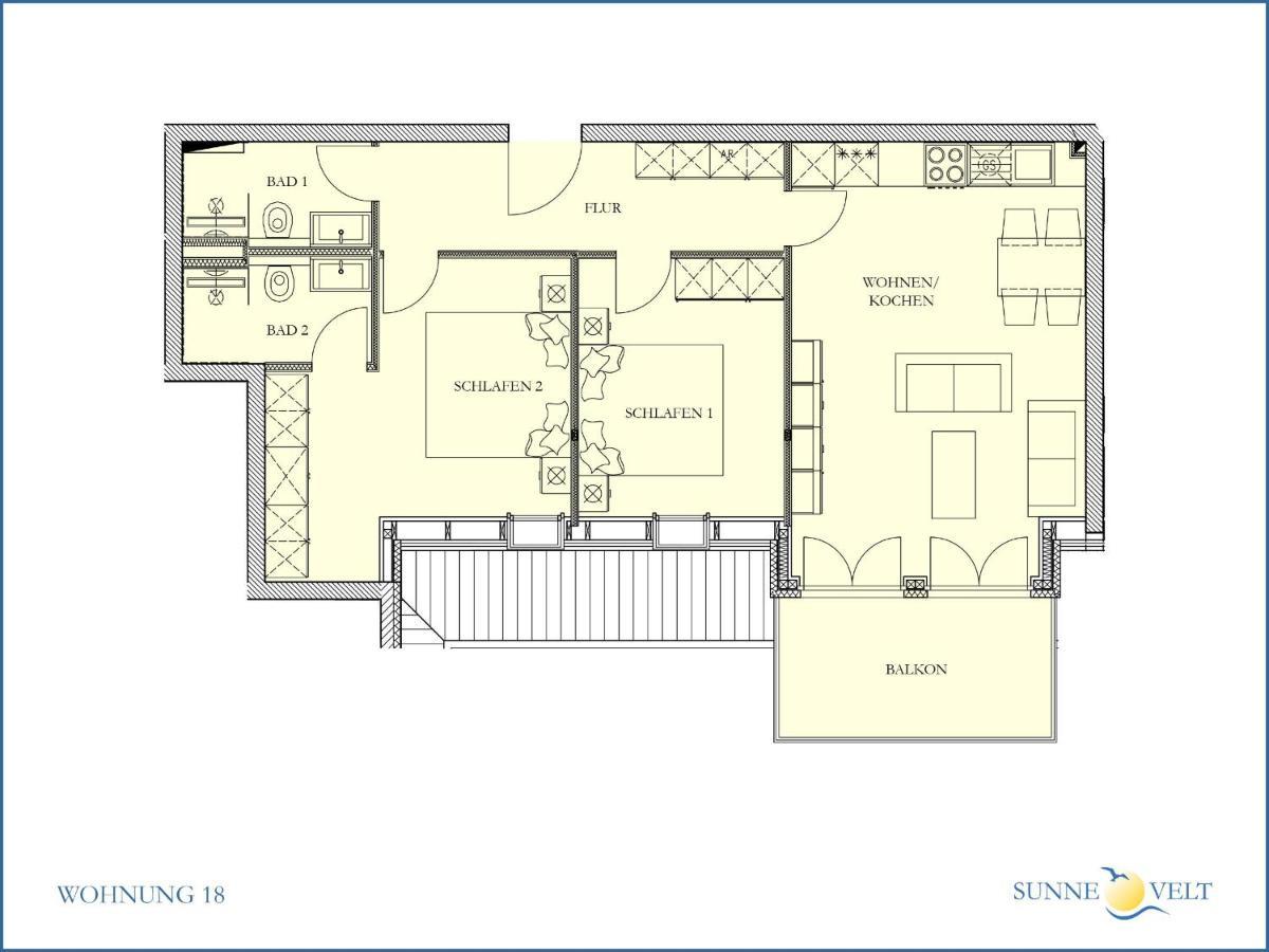 Sunnevelt-Apartment-18 Ostseebad Kühlungsborn Exteriér fotografie